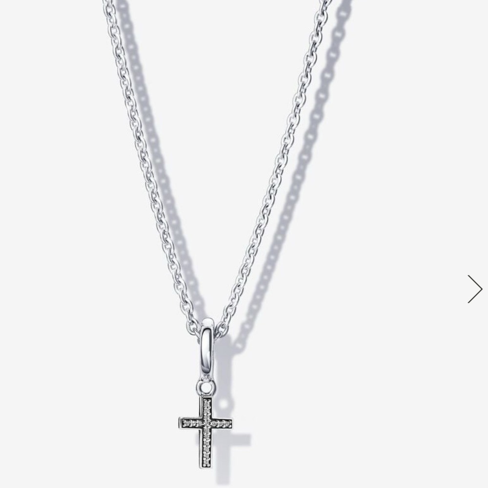 Pandora Silver Cross Necklace